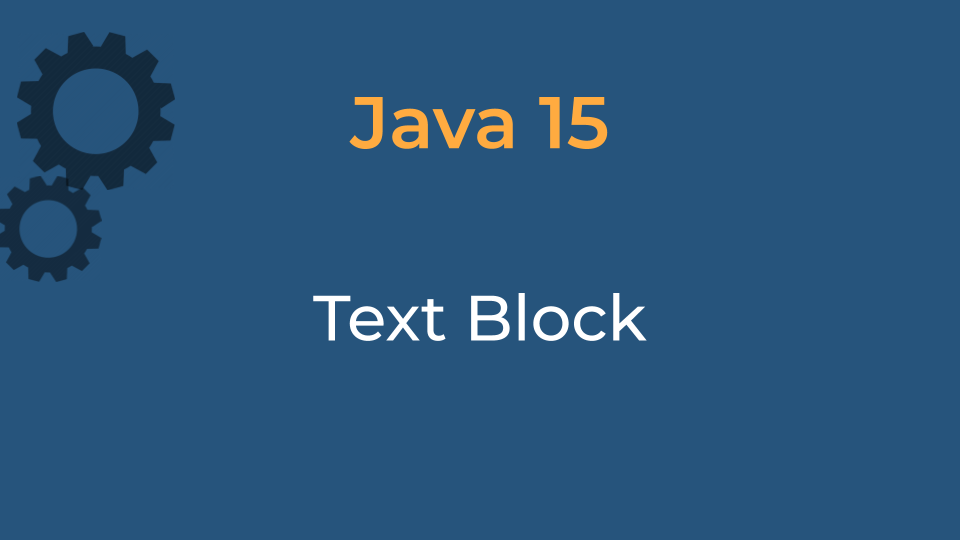 text blocks java